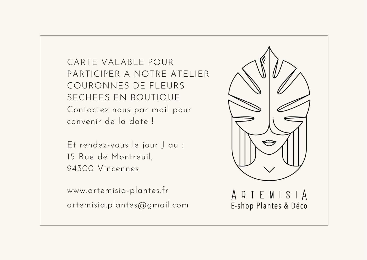 Carte KDO Atelier FS Verso